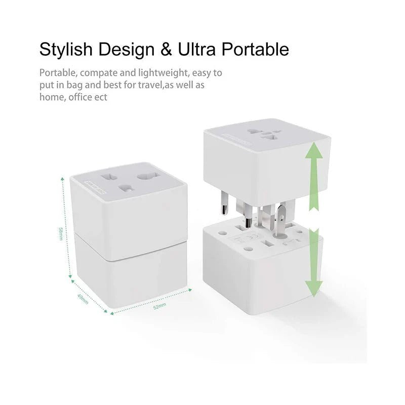 LDNIO Z4 6A Max Universal Travel Plug - 6A / White Ldnio