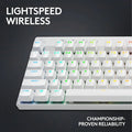 LOGITECH Pro X TKL LIGHTSPEED Wireless Gaming Keyboard - White Logitech