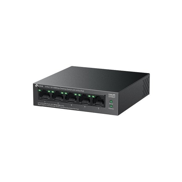 Tp-Link Ls105lp 5-Port 10/100Mbps Desktop Switch with 4-Port PoE TP-Link