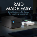 LaCie 2-Big Raid Hard Drive Array - 28TB / 2-Bay / USB 3.1 / USB-C ColorWaves