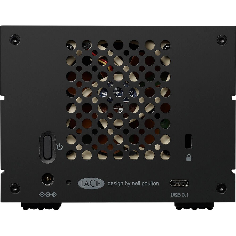 LaCie 2-Big Raid Hard Drive Array - 40TB / 2-Bay / USB 3.1 / USB-C ColorWaves
