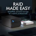 LaCie 2-Big Raid Hard Drive Array - 40TB / 2-Bay / USB 3.1 / USB-C ColorWaves