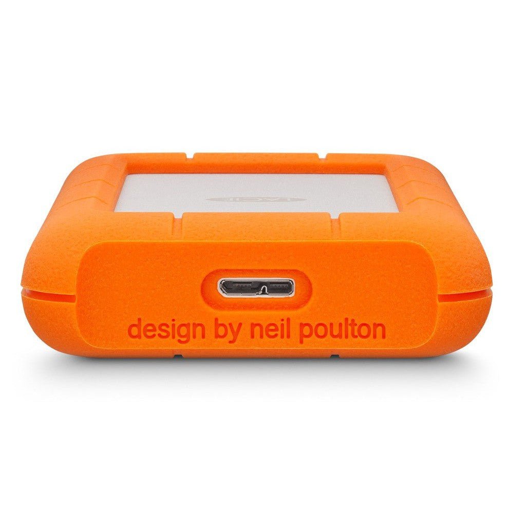 LaCie 4TB External Rugged USB-C Portable Hard Drive Up to 130 MB/s Includes 2-Years Data Recovery Services For PC & Mac ColorWaves