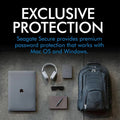 LaCie Portable Mobile Drive - 5TB / USB 3.2 Gen 1 / Type-C / Titanium Silver / External Hard Drive ColorWaves