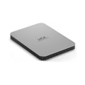 LaCie Portable Mobile Drive - 5TB / USB 3.2 Gen 1 / Type-C / Titanium Silver / External Hard Drive ColorWaves