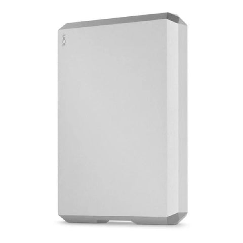 LaCie Professional - 4TB / 120 Mbps / Moon Silver / External Hard Drive ColorWaves