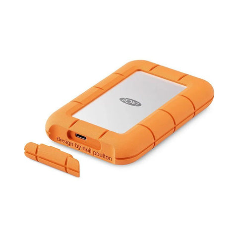 LaCie Rugged Mini - 2TB / 20 Gbps / USB 3.2 Gen 2x2 / External SSD (Solid State Drive) ColorWaves