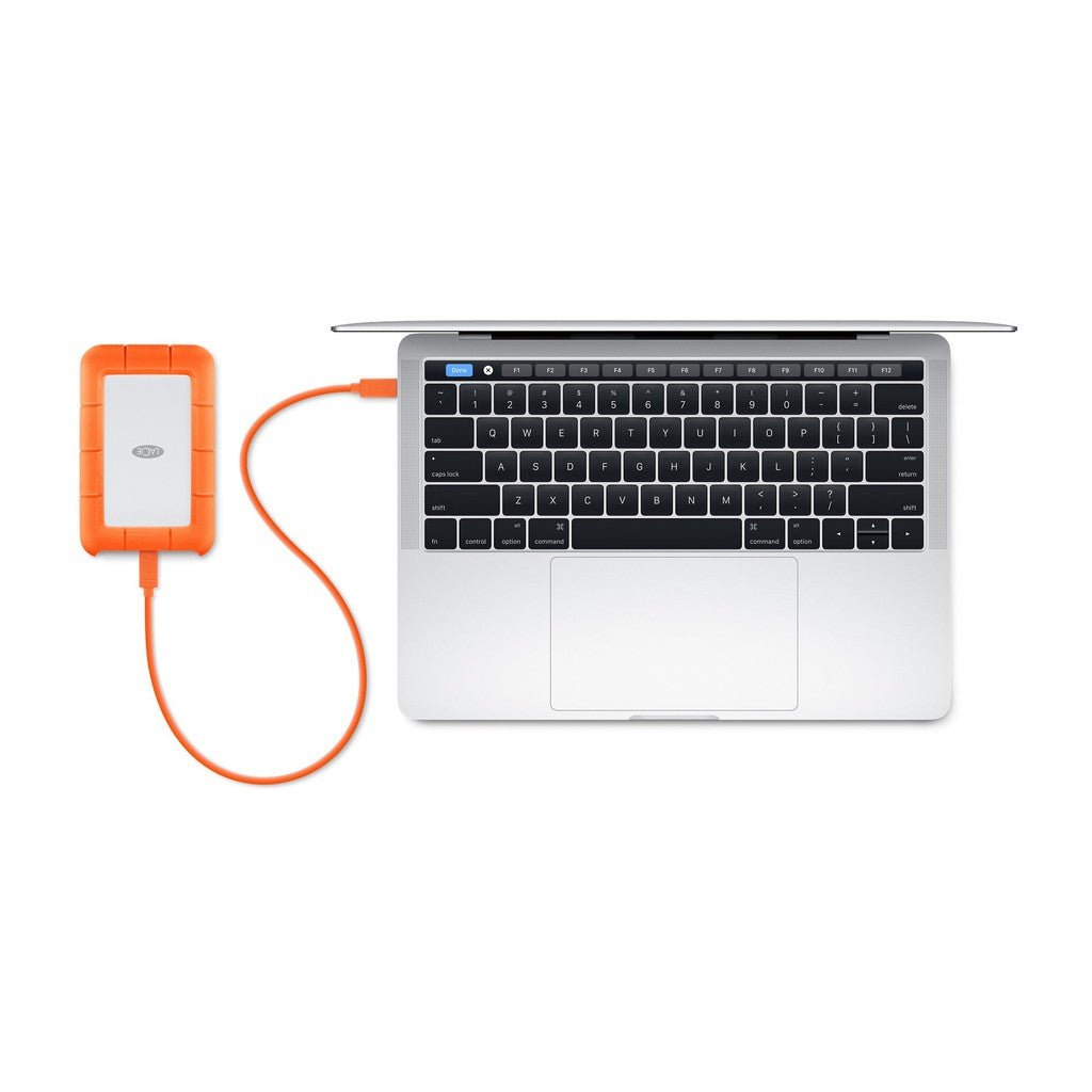 LaCie Rugged portable - 1TB / 5.0 Gbps / USB 3.1 Gen 1 / USB-C / External Hard Drive ColorWaves