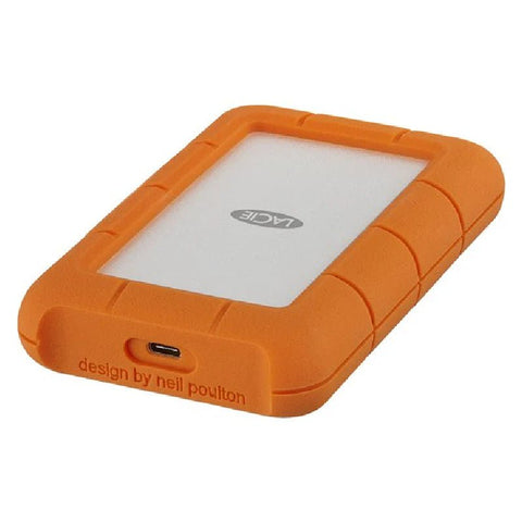 LaCie Rugged portable - 1TB / 5.0 Gbps / USB 3.1 Gen 1 / USB-C / External Hard Drive ColorWaves