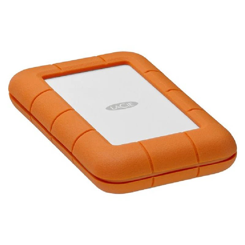 LaCie Rugged portable - 2TB / 5.0 Gbps / USB 3.1 Gen 1 / USB-C / External Hard Drive ColorWaves