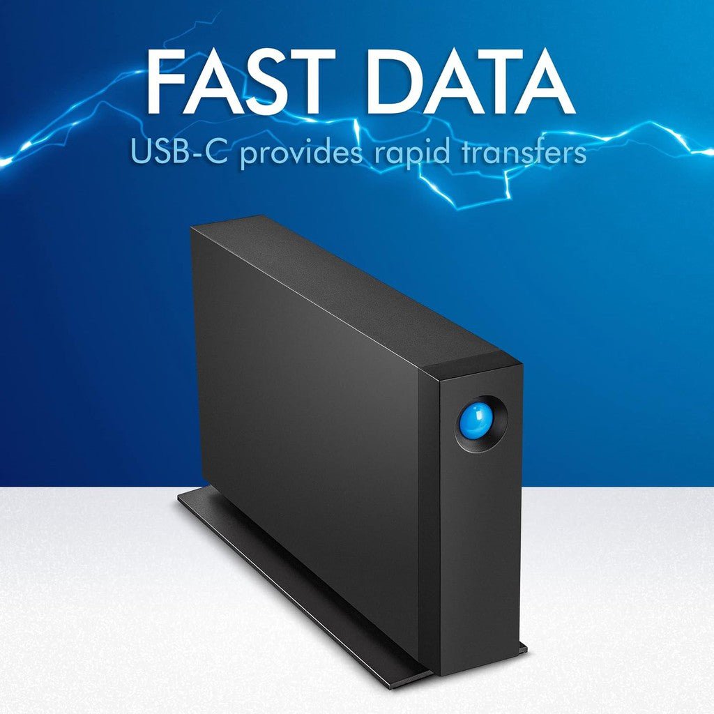 LaCie d2 Professional - 20TB / 260 MB/s / USB 3.2 Gen 2 / Type-C / External Hard Drive ColorWaves