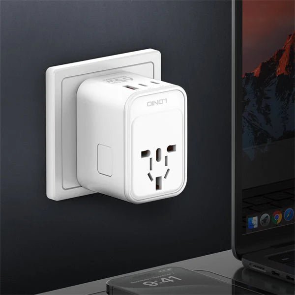 Ldnio 3 USB Ports 65W GaN Travel Converter Adapter Z6 Ldnio