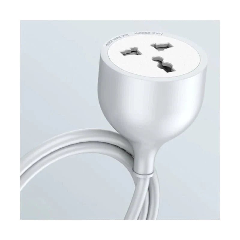 Ldnio 5M Extension Power Cord with Universal Socket 2500W – White Ldnio
