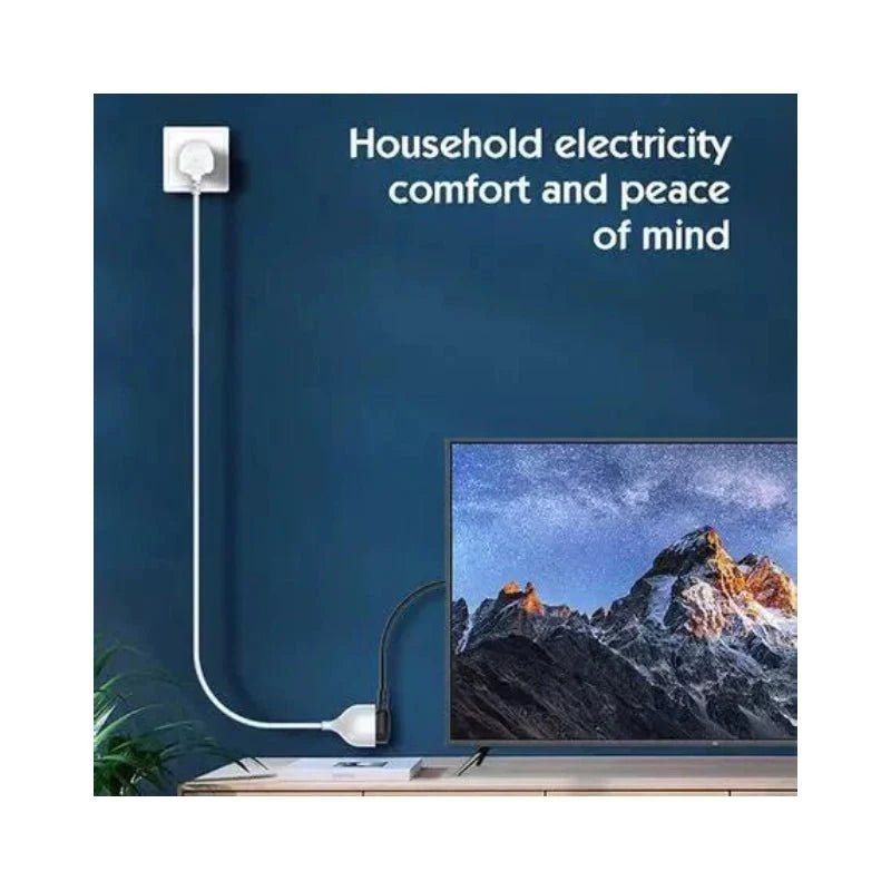 Ldnio 5M Extension Power Cord with Universal Socket 2500W – White Ldnio