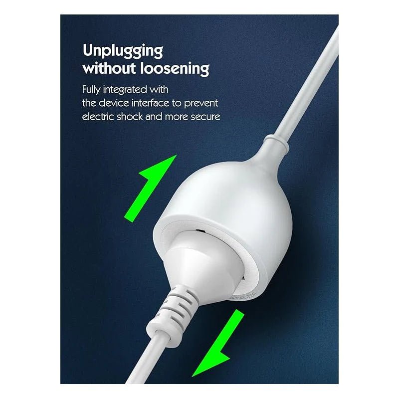 Ldnio 5M Extension Power Cord with Universal Socket 2500W – White Ldnio