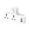 Ldnio 6 in 1 Power socket - 2 Way / USB-C / Night lamp / White Ldnio