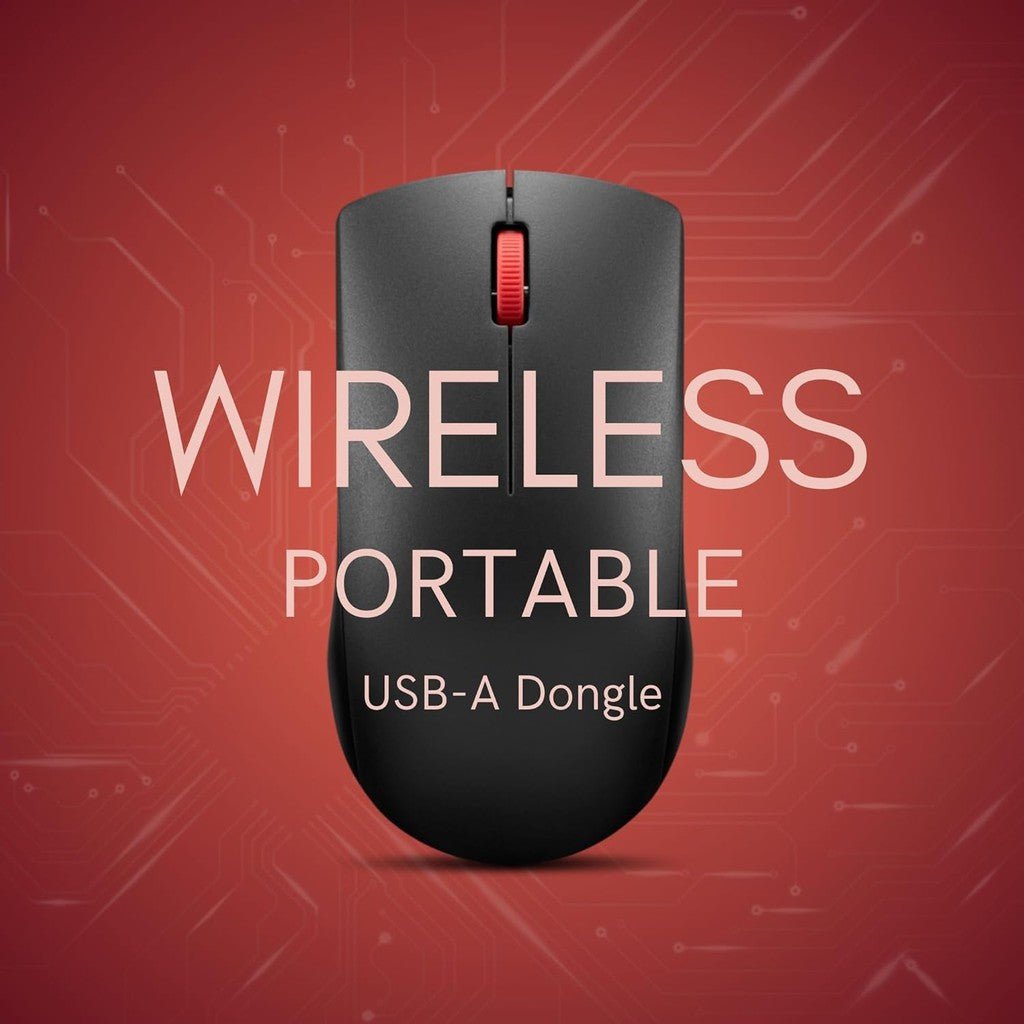 Lenovo Mouse Wireless 150 Compact - 2.40GHz / Black (GY51L52638) Lenovo