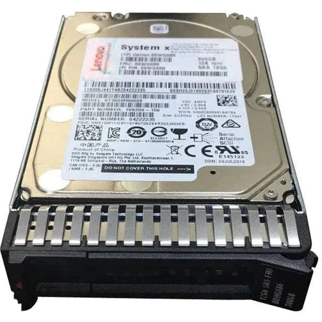 Lenovo Gen3 Hot-Swap - 300Gb / 2.5-Inch / Sas / 10K Rpm / 1.2Gbps Lenovo