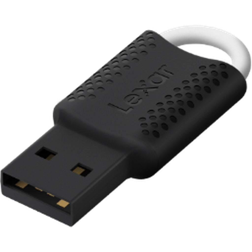 Lexar 64Gb Jumpdrive V40 Usb 2.0 Flash Drive - Black ColorWaves