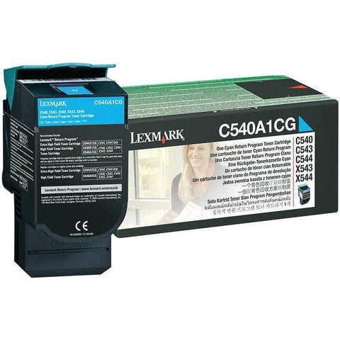 Lexmark C540 Cyan (C540A1Cg) Toner Cartridge Lexmark