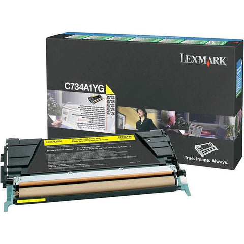 Lexmark C734 Yellow Toner Cartridge Lexmark