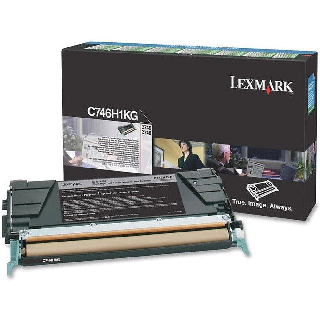 Lexmark C746 Black Toner Cartridge (C746H1Kg) Lexmark