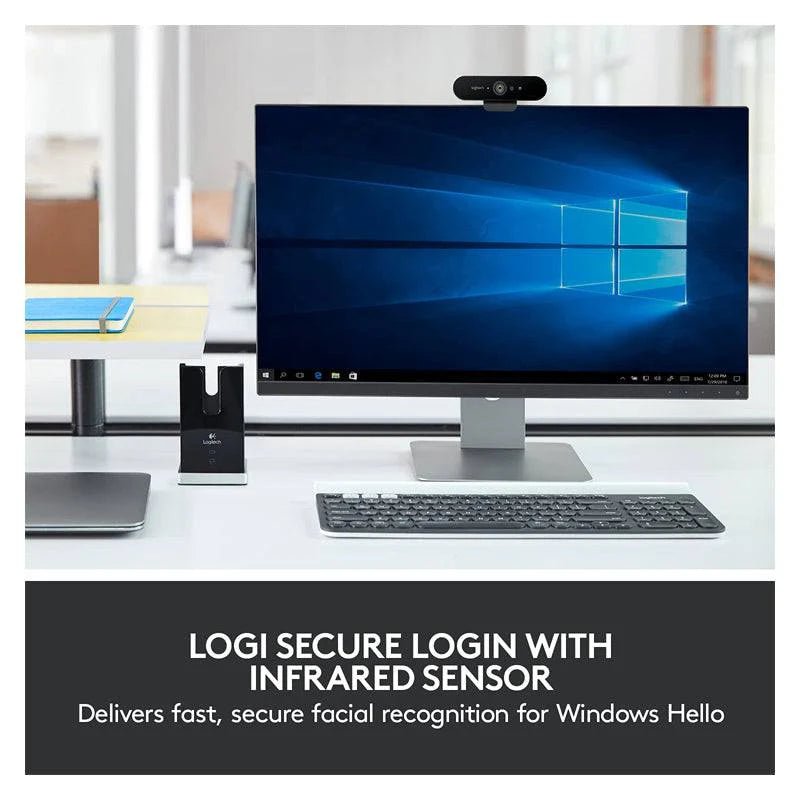 Logitech BRIO Stream 4K Pro Webcam - 4K / 1080p / USB 2.0 / Black Logitech