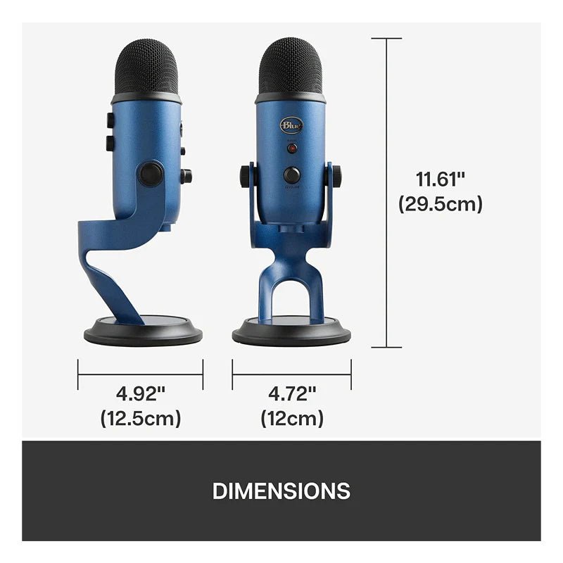 Logitech Blue Yeti USB Microphone - USB / Midnight Blue Logitech