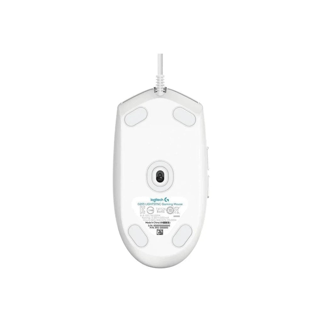 Logitech G203 LIGHTSYNC Gaming Mouse - White Logitech