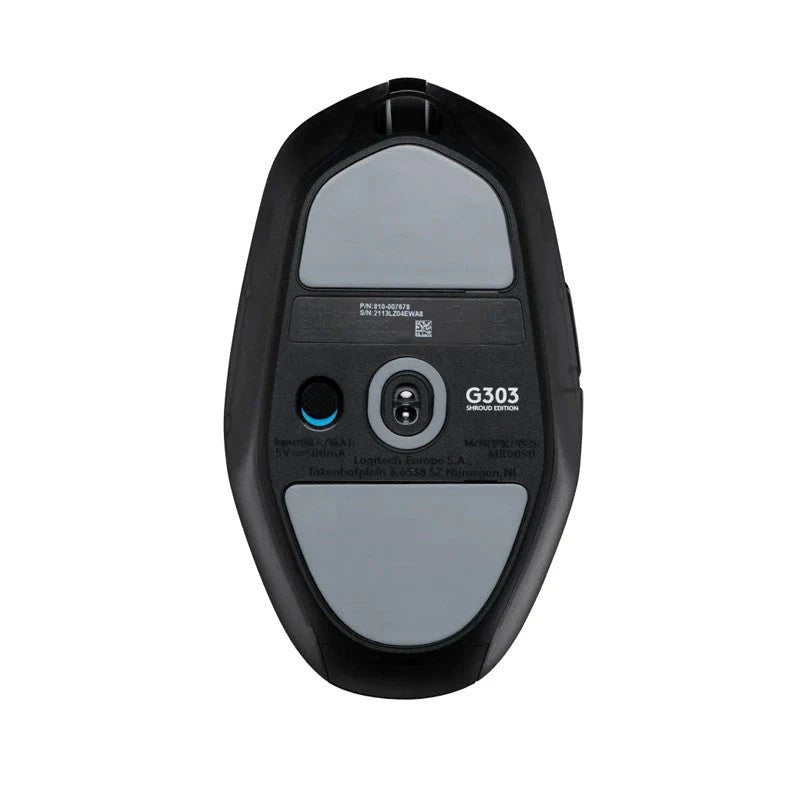 Logitech G303 SHROUD Edition Gaming Mouse - Wireless / 100 – 25,000 dpi / Black Logitech