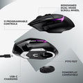 Logitech G502 X PLUS LIGHTSPEED Gaming Mouse - Wireless / RGB / Black Logitech