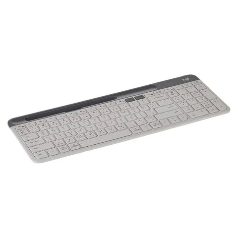 Logitech K580 Slim Multi-Device Wireless Keyboard - Off White / Arabic/English Logitech