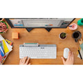 Logitech K580 Slim Multi-Device Wireless Keyboard - Off White / Arabic/English Logitech