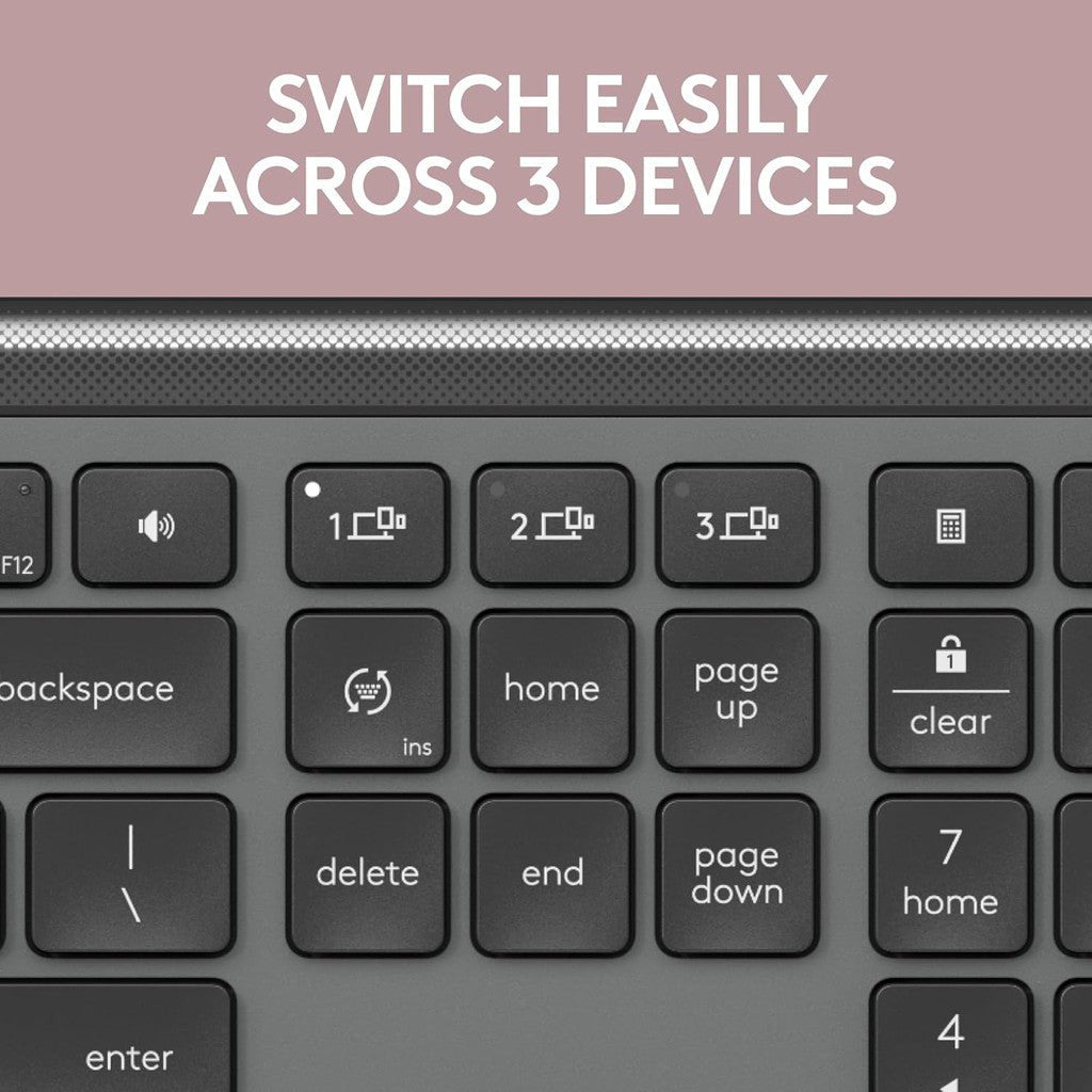 Logitech K950 Bluetooth Keyboard - Arabic/English / Black Logitech