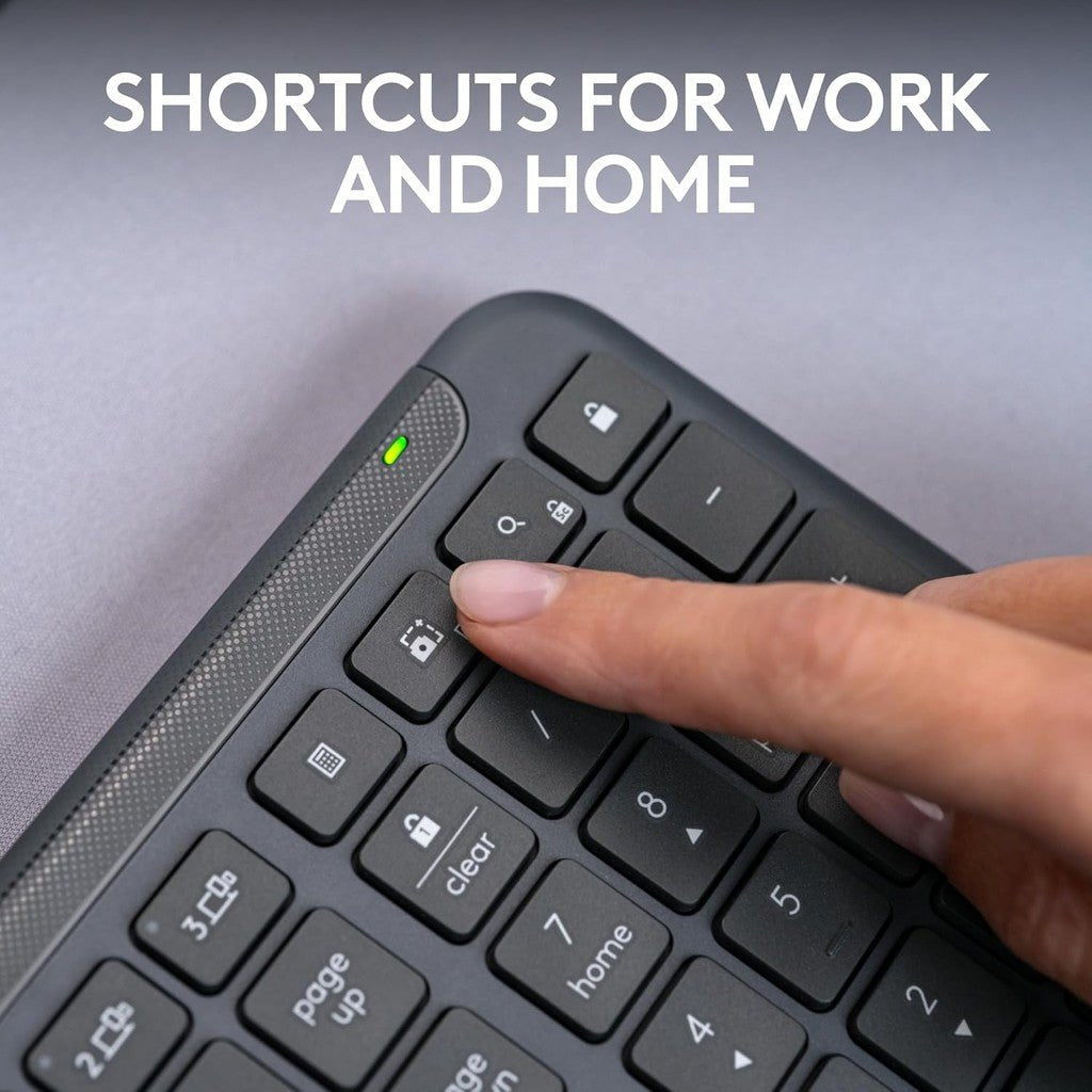 Logitech K950 Bluetooth Keyboard - Arabic/English / Black Logitech