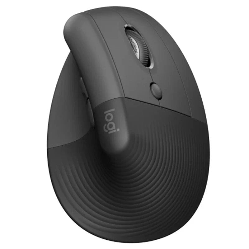 Logitech Lift Vertical Ergonomic Wireless & bluetooth Mouse - Graphite Logitech