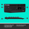 Logitech MK345 Comfort Wireless Keyboard And Mouse Combo Logitech