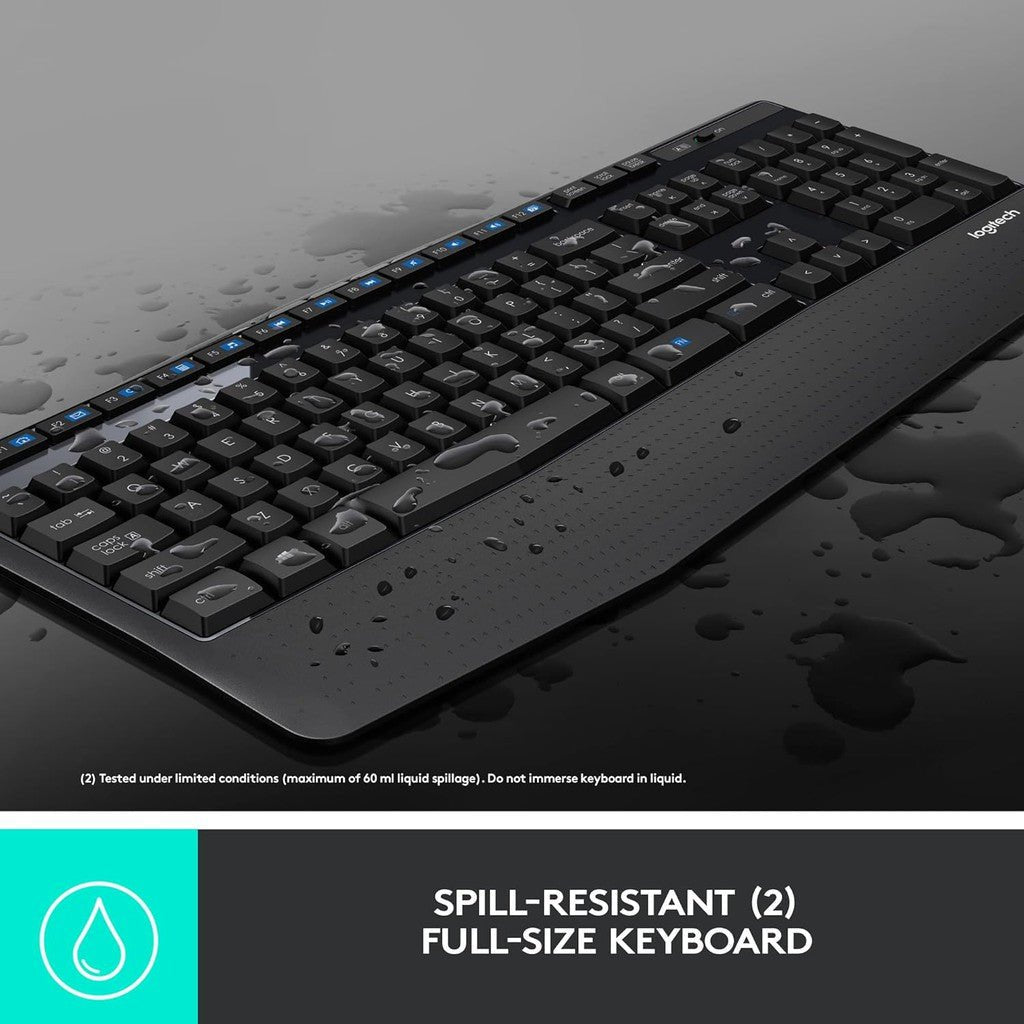 Logitech MK345 Comfort Wireless Keyboard And Mouse Combo Logitech