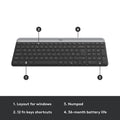 Logitech MK470 Slim Wireless Keyboard/Mouse Combo - Arb/Eng Logitech