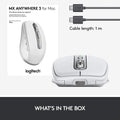 Logitech MX Anywhere 3s Bluetooth Mouse - Pale Grey Logitech