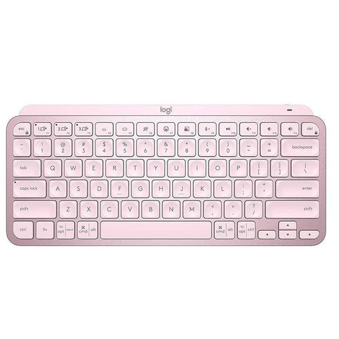 Logitech MX Keys Mini Bluetooth Illuminated Keyboard, English - Rose Pink Logitech