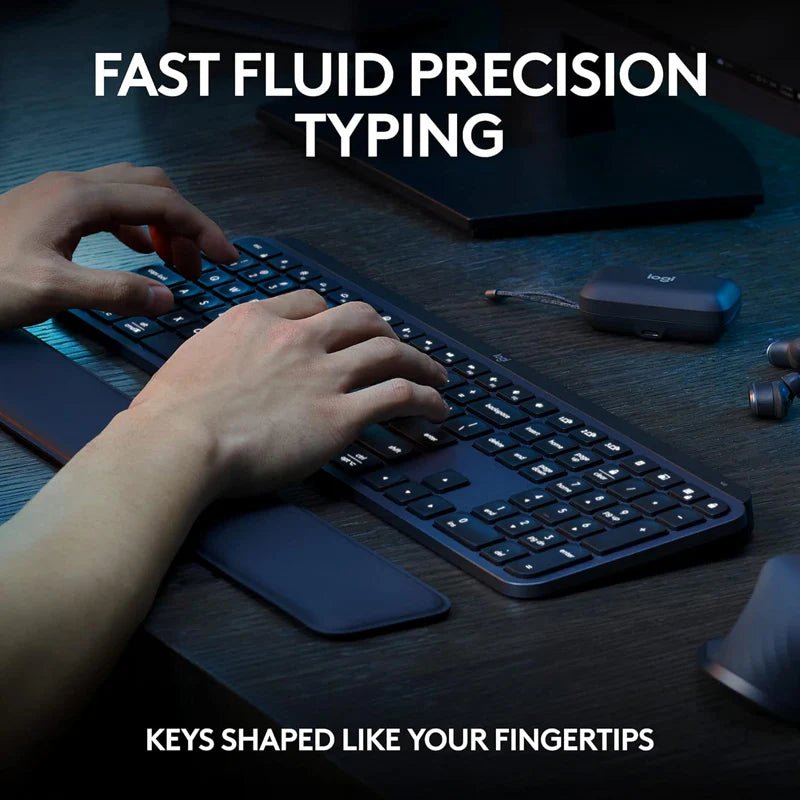 Logitech MX Keys S Keyboard Mouse Combo - Graphite (Eng/Arb) Logitech