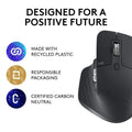 Logitech MX Master 3S Advanced Performance Wireless Mouse - Graphite Logitech