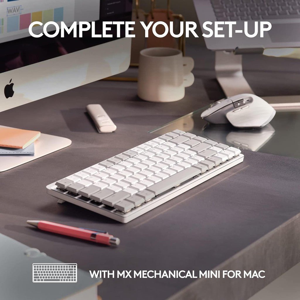 Logitech MX Master 3S Advanced Wireless Mouse for Mac - Pale Grey Logitech