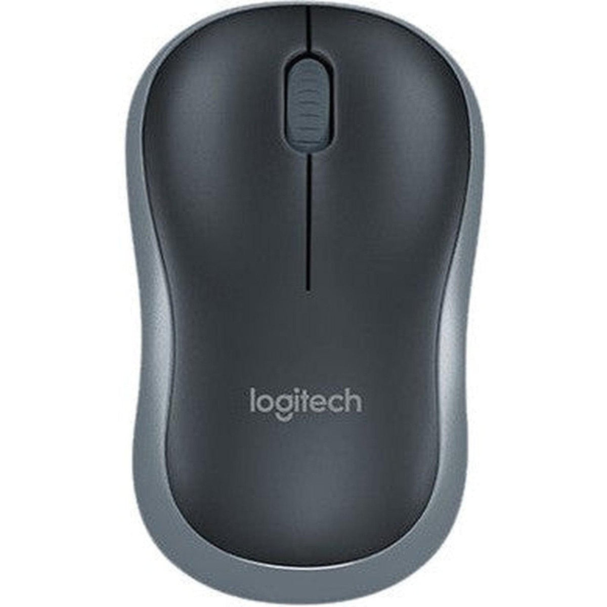 Logitech Mouse M185 Wireless Nano - Black and Grey Logitech