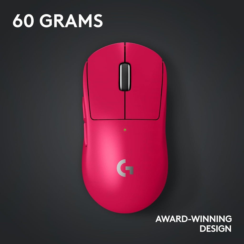 Logitech PRO X SUPERLIGHT 2 Wireless Gaming Mouse - Magenta Logitech