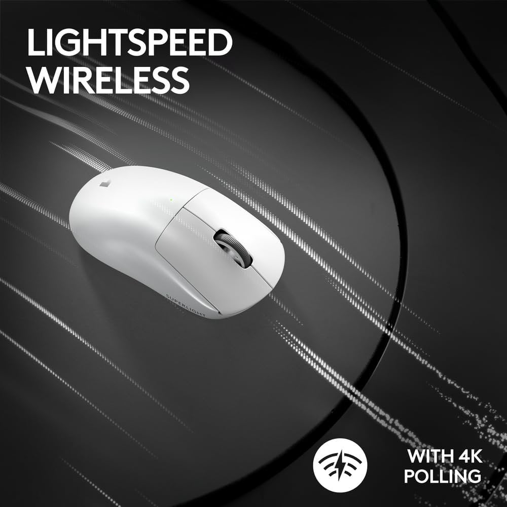 Logitech PRO X SUPERLIGHT 2 Wireless Gaming Mouse - White Logitech
