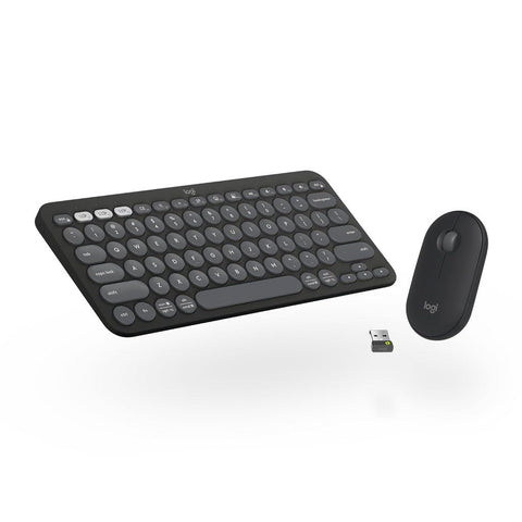 Logitech Pebble 2 Keyboard Mouse Combo - Tonal Graphite (Eng/Arb) Logitech