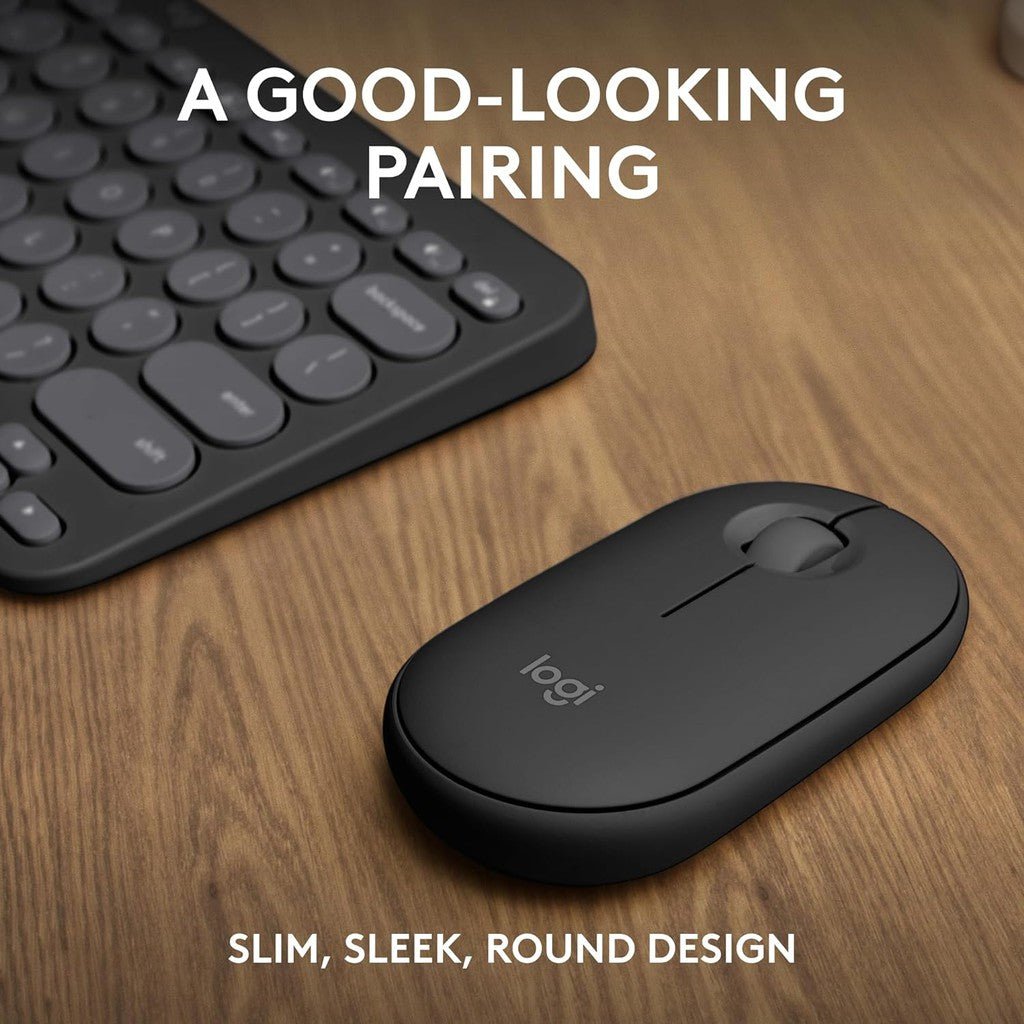 Logitech Pebble 2 Keyboard Mouse Combo - Tonal Graphite (Eng/Arb) Logitech