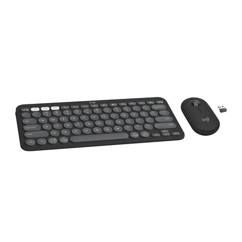 Logitech Pebble 2 Keyboard Mouse Combo - Tonal Graphite (Eng/Arb) Logitech